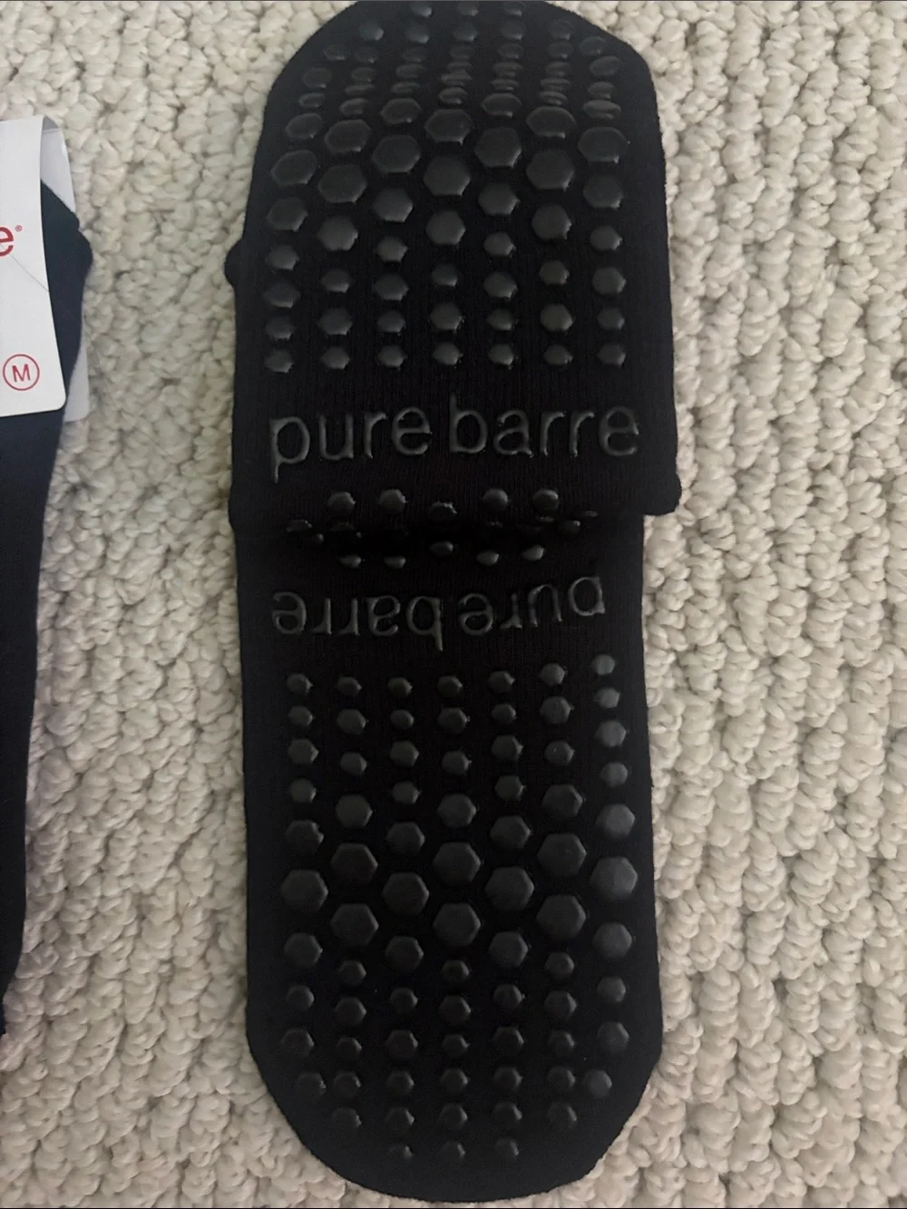 $10 ea 3 for $25 Pure Barre Black Women's No-Show Grip Socks - 100 Club.